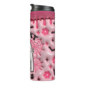 ピンクドリッピング幽霊 タンブラー (回転右)