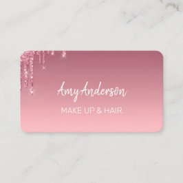 ピンクドリップグリッター名刺 名刺