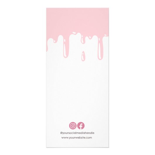 ピンクドリップメニューベーカリー価格表 ラックカード (裏面)