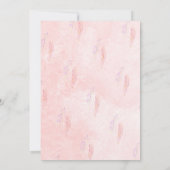 ピンクドリームキャッチャー眠りPJパーティー甘い16 招待状 (裏面)