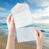 ピンクドルフィンオールインワンウェディング オールインワン招待状