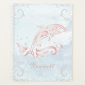 ピンクドルフィンパーソナライズされたプランナー プランナー手帳 (正面)