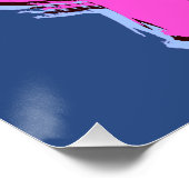 ピンクドル記号 ポスター (コーナー)