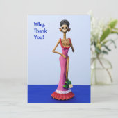 ピンクドレスのカタリーナサンキューカード サンキューカード (スタンド正面)