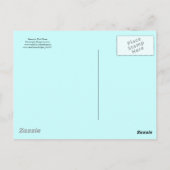 ピンクドレスの美しい/魔法蝶の植物 ポストカード (裏面)