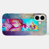 ピンクドレスの美しい/魔法蝶の植物 Case-Mate iPhoneケース (裏面 (横))