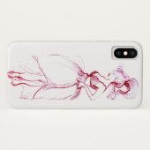 ピンクドレスの美しさ Case-Mate iPhoneケース (裏面(横))