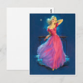 ピンクドレスピンアップ ポストカード (正面/裏面)