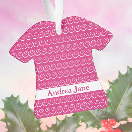 ピンクドレスベビー初めてのクリスマス オーナメント