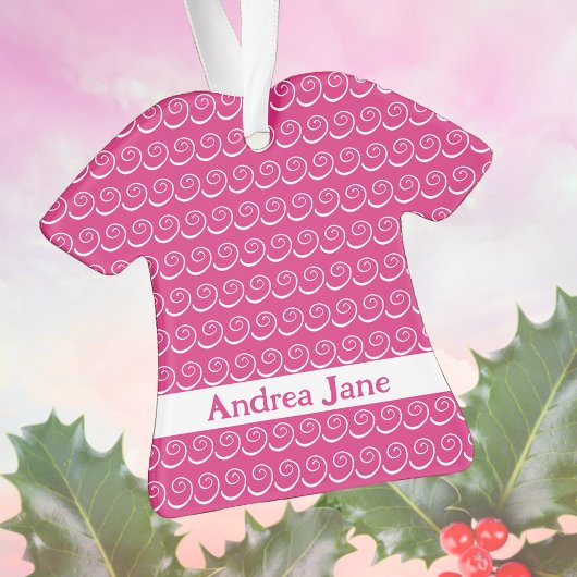 ピンクドレスベビー初めてのクリスマス オーナメント