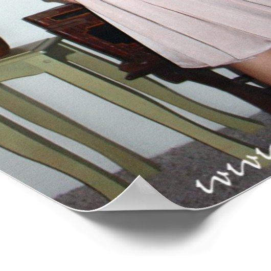 ピンクドレス ポスター (角)