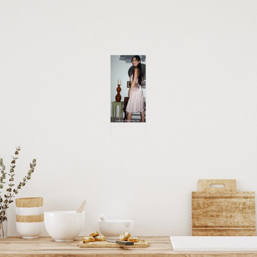 ピンクドレス ポスター (キッチン)