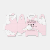 ピンクドードルクラウドナイン赤ちゃんシャワー フェイバーボックス (折り畳みなし)