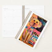 ピンクドードル空白のドッグ プランナー手帳 (ディスプレー)