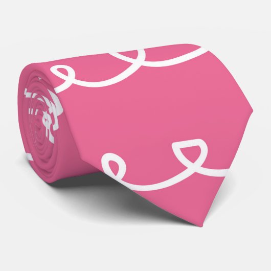 ピンクドードル ネクタイ (ロール)