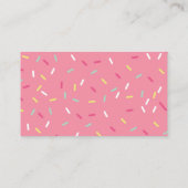 ピンクドーナツおむつラッフルチケット エンクロージャーカード (裏面)