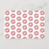 ピンクドーナツおむつラッフル エンクロージャーカード (裏面)