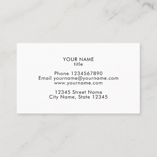 ピンクドーナツはパン屋の名刺のテンプレートを振りかけます 名刺 (裏面)