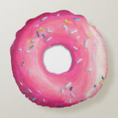 ピンクドーナツまくり枕 ラウンドクッション (裏面)