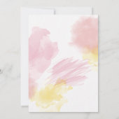 ピンクドーナツスウィートドーナツ2nd誕生日 招待状 (裏面)