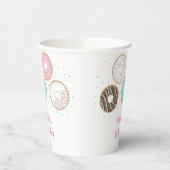 ピンクドーナツスプリンクルズ誕生日 紙コップ (左)