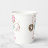 ピンクドーナツスプリンクルズ誕生日 紙コップ (右)