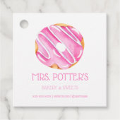 ピンクドーナツベーカリーデザートスモールビジネス フェイバータグ (正面)