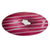 ピンクドーナツ印刷丸型ガラス切断板 カッティングボード (角)