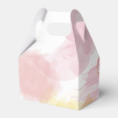 ピンクドーナツ甘い2歳の誕生日 フェイバーボックス (裏面サイド)