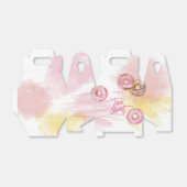 ピンクドーナツ甘い2歳の誕生日 フェイバーボックス (折り畳みなし)