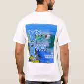 ピンクドーナツ箱シリーズ停止4 Tシャツ (裏面)