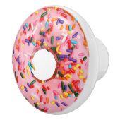 ピンクドーナツ2引き出しノブ セラミックノブ (右)