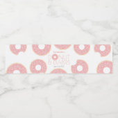 ピンクドーナツ&おむつベビー散布機 ペットボトルラベル (シングルラベル)