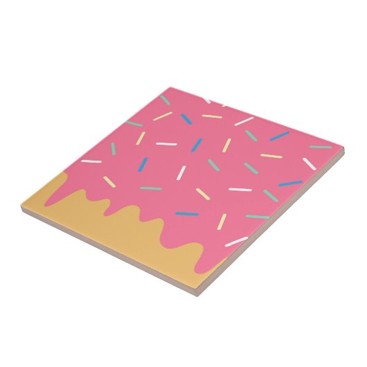 ピンクドーナツ タイル (側面)