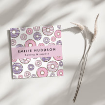 ピンクドーナツ、パープルドーナツ、ケーキ屋、ペストリーショップ