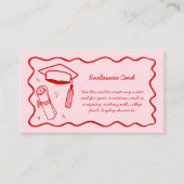 ピンクドールエンクロージャカードカスタム挿入グラード エンクロージャーカード (正面)