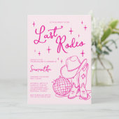 ピンクナッシュビルラストロデオバチェロレッテ週末 招待状 (スタンド正面)