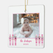 ピンクナツクラッカーオーナメント セラミックオーナメント (左)