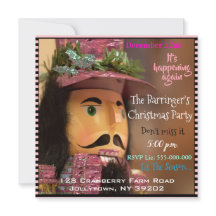 ピンクナツクラッカーシックなクリスマスパーティー