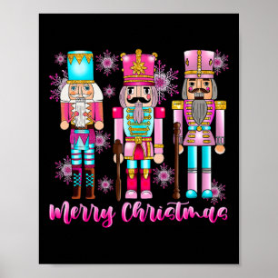 ピンクナツクラッカースクワッドピンククリスマスバレエクリスマスW ポスター