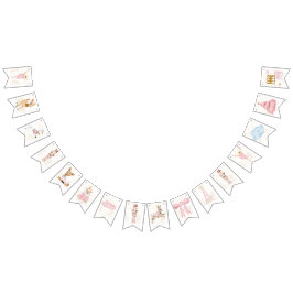 ピンクナツクラッカーバンティング バンティングフラッグ