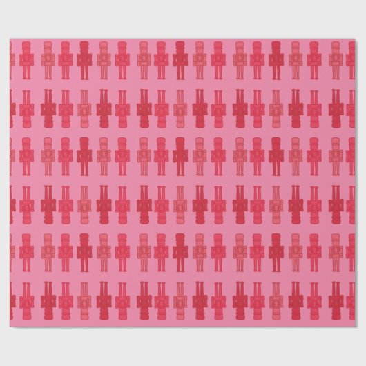 ピンクナツクラッカーラッピング紙 ラッピングペーパー (フラット)