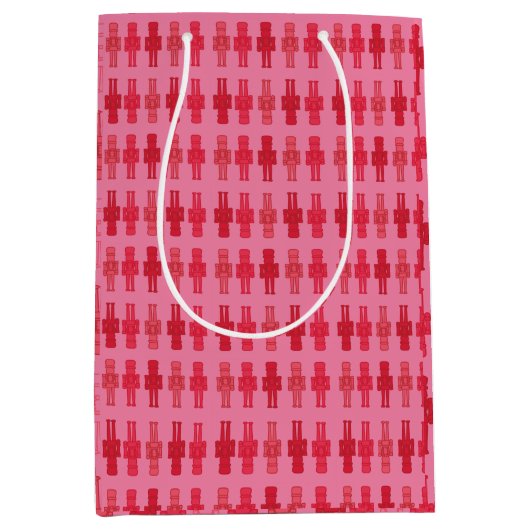 ピンクナツクラッカー抱き枕 ミディアムペーパーバッグ (正面)