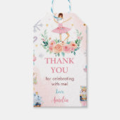 ピンクナツクラッカー誕生日ありがとう好意ギフトラベル ギフトタグ (正面)