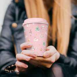 ピンクナツクラッカー誕生日パーティー 紙コップ