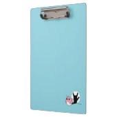 ピンクナルファルASL愛する – ろう文化デザイン クリップボード (左)