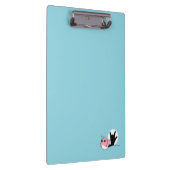 ピンクナルファルASL愛する – ろう文化デザイン クリップボード (右)