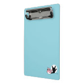 ピンクナルファルASL愛する – ろう文化デザイン ミニクリップボード (アングル2)