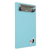 ピンクナルファルASL愛する – ろう文化デザイン ミニクリップボード (アングル)