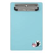 ピンクナルファルASL愛する – ろう文化デザイン ミニクリップボード (正面)